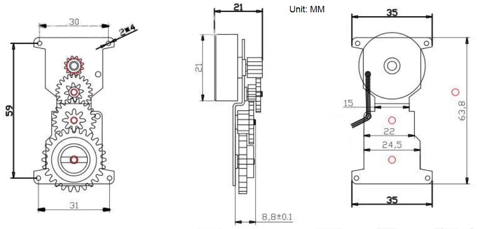 CMC-24 dimension