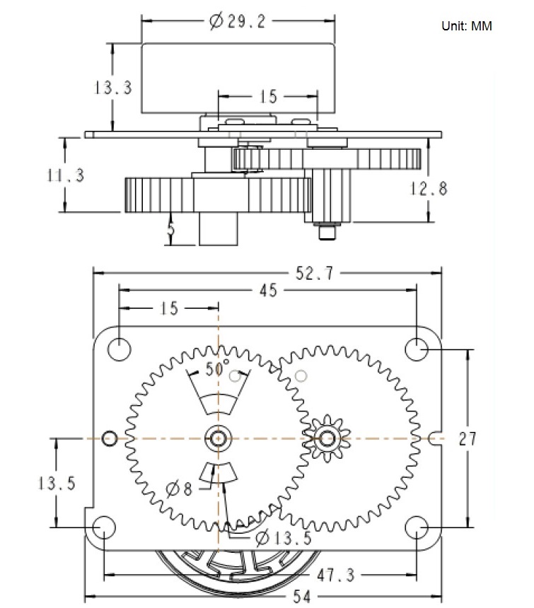 micro generator cmc-29 dimension